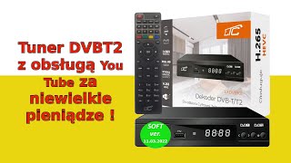 Tuner DVBT2 marki LTC samoprogramujący z obsługą You Tube [upl. by Anelaf23]