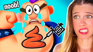 HAGO LOS PEORES TATUAJES 😱✍🏻 Noob vs Pro vs Hacker  Laia Oli Juegos [upl. by Anwahsit77]