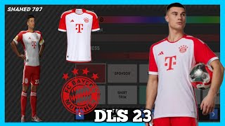 DLS 23  Fc Bayern Munich New Kits 2324 In Dls 23  Fc Bayern Munich New Jersey In Dls 23 [upl. by Irbua]