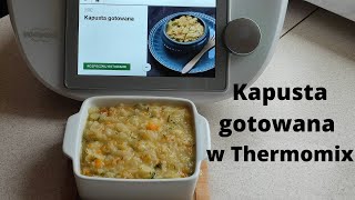 Kapusta gotowana w Thermomix  pachnąca lekka idealny dodatek do obiadu oraz danie samo w sobie [upl. by Desirea]