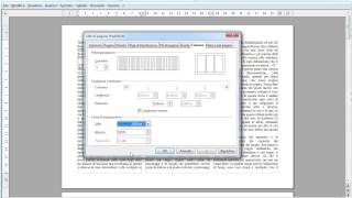 OpenOffice Writer impostare il testo su piucolonne nella pagina [upl. by Elleimac]