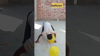 Gubbara balloon foda jata hai सिर se shorts viralvideo [upl. by Channing]