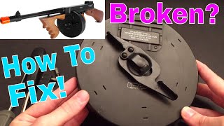 How To Fix an Airsoft Thompson Drum Magazine [upl. by Zeret893]