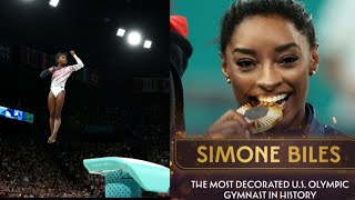 Team USA Triumph Simone Biles Gold Medal Journey  simone biles paris 2024 floor [upl. by Cooperman868]