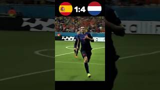 Spain vs Netherlands 15 Highlights  Fifa World Cup 2014  shorts highlights [upl. by Landis]