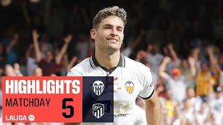 Resumen de Valencia CF vs Atlético de Madrid 30 [upl. by Krigsman]