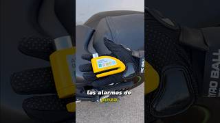 Pinza Antirrobo con Alarma 🚨 para Moto 🏍🏁 [upl. by Ruelu]