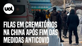 China Crematórios do país lotados frente ao aumento de casos de covid19 [upl. by Rodman69]