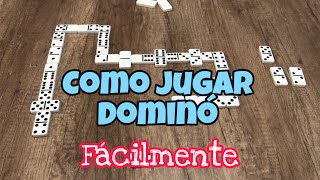 Dominó como jugar reglas del dominó  how to play domino tutorial de domino  domino  fichas [upl. by Garrek]