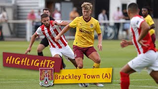 HIGHLIGHTS Brackley Town 1 Northampton Town 2 [upl. by Blunt]