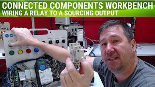 How to Wire a Relay to a Sourcing Allen Bradley Micro820 [upl. by Fabrianne]