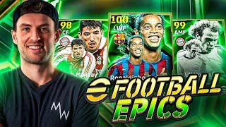 Testing out eFootball Epics Ronaldinho Hoeneß Makaay [upl. by Allehc190]