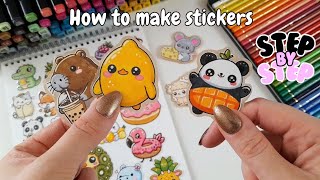 How to Make Stickers at Home  Step by Step [upl. by Loux]