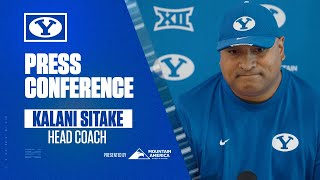 Kalani Sitake  BYU Football  Media Availability  SMU  September 2 2024 [upl. by Najram]