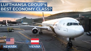 TRIPREPORT  Austrian Airlines ECONOMY  Newark  Vienna  Boeing 767300 [upl. by Ysle]