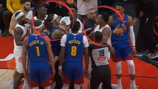 Russell Westbrook amp Scottie Barnes get heated then Aaron Gordon tries to fight Scottie  NBA [upl. by Lambard]