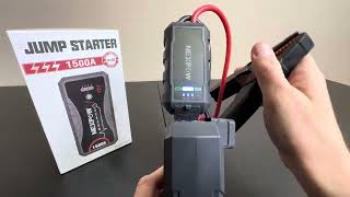 NEXPOW Car Jump StarterCar Battery Jump Starter Pack 1500A Peak Q10S Review [upl. by Netsirhk]