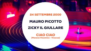 Mauro Picotto e Zicky il Giullare  Ciao Ciao Vicenza  24 Settembre 2000 [upl. by Caye]