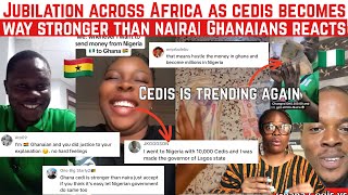 GHANA CEDIS GAINS MASSIVE STRENGTH OVER NAIRA  GHANAIANS M0CKS NIGERIAN NAIRA NO MERCY [upl. by Ongun697]