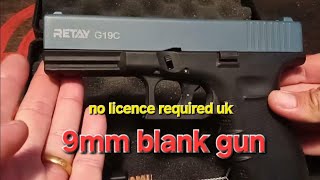 Bank gun 9mm Retay G19c no licence required [upl. by Eimma418]