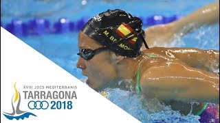 Mireia Belmonte consigue la plata en 800m libres  Juegos Mediterráneos Tarragona 2018 [upl. by Armanda]