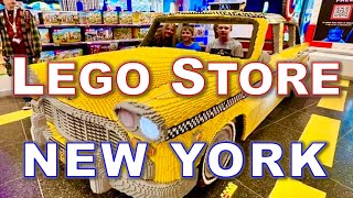 Lego Store New York Tour Make Your Own Mini Figure lego minifigure [upl. by Daraj233]