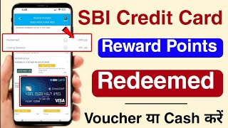 SBI Credit Card Rewards Point Redeemed into Voucher  How to Redeemed Credit Card Rewards Points [upl. by Enaht]