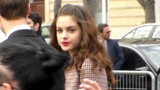 Odeya RUSH  Paris 11 march 2015 Fashion Week show Miu Miu [upl. by Sirah]