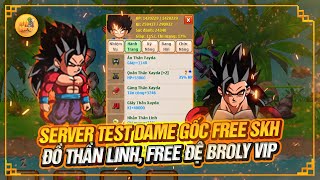 Nro Lậu Mới Nhất Test Dame Gốc Free SKH Đồ Thần Linh Cải Trang 100 SĐ Free Đệ Broly Vip [upl. by Niarb153]