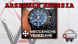 Meccaniche Venezaine Arsenale Ardesia Kickstarter Watch Unboxing amp Watch Review [upl. by Annaerdna]