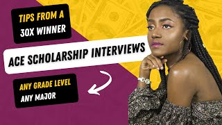 Ace Your Scholarship Interview  Top Tips amp How To Answer Interview Questions 2022 [upl. by Yajiv]