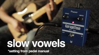 GarageTone Oil Can Phaser Pedal Demo [upl. by Anauqcaj]