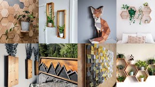 Top 50 MOST LIKELY EASY TRENDY WOOD WORKING IDEAS WOODEN WALL DECOR IDEAS MAKE MONEY WITH WOOD WORK [upl. by Ademla]