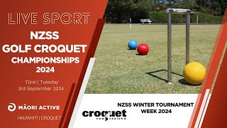 Golf Croquet  NZSS Golf Croquet Championships 2024  Day 2 [upl. by Garwin]