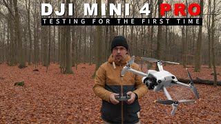 Trying out DJI Mini 4 pro for the first time [upl. by Arras]