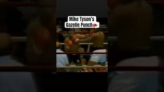 Mike tyson gazelle punch 🥊boxingexploreshorts [upl. by Hagan985]