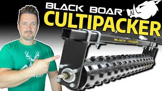 Black Boar Cultipacker Review amp Demo ATV  UTV Food Plot Equipment  Great Seed Beds amp Soil Contact [upl. by Atikihc]