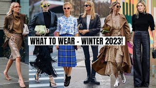 10 Winter Fashion Trends to Wear NOW [upl. by Aik]