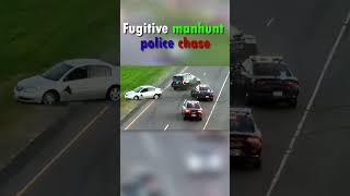 Massive police chase of fugitive caught on camera 2021 Short [upl. by Goda]