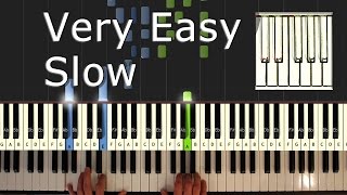 Chopsticks  Piano Tutorial Easy SLOW  How To Play Synthesia [upl. by Keisling]