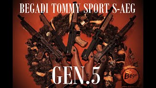 TOMMY SPORT GEN5 quot Thompson quot SAEG BEGADI AIRSOFT Review [upl. by Eekram965]