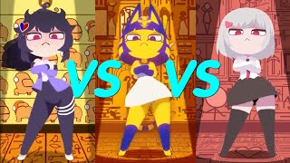 Dance Meme Ankha VS Ankha but HOWCOW VS Ankha but Songharang [upl. by Llimaj]