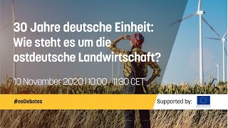 30 Jahre deutsche Einheit Wie steht es um die ostdeutsche Landwirtschaft [upl. by Salahcin838]