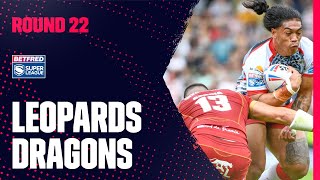 Highlights  Leigh Leopards v Catalans Dragons Round 22 2023 Betfred Super League [upl. by Brower802]