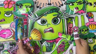 INSIDE OUT 2 DISGUST Blind Bags 1 vs 100 Challenge  DIY Skincare  Makeup  Outfit [upl. by Nuahsyt855]