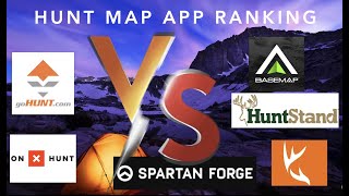 Hunt Map App Part 2  OnX VS BaseMap VS HuntStand VS HuntWise VS Spartan Forge [upl. by Price]