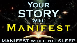 Your STORY Will MANIFEST MANIFEST ANYTHING  Manifest while you Sleep Meditation [upl. by Anihpled]