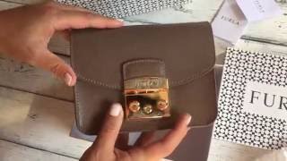 Распаковка Furla Metropolis mini Daino Unboxing Furla Metropolis mini Daino [upl. by Lachlan]