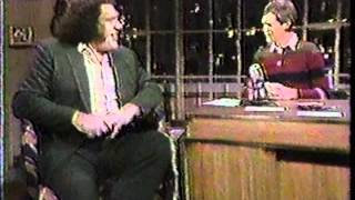 Andre the Giant on Letterman [upl. by Asserak]