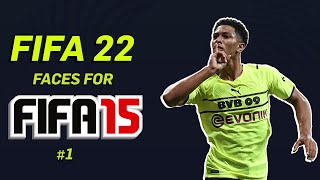 FIFA 15 FACEPACK UPDATE  FIFA 22 FACES FOR FIFA 15 1 [upl. by Isle]